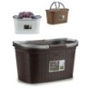 Laundry Basket Stefanplast Elegance Plastic 35 L 57,5 x 29 x 36,5 cm (15 Units)