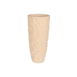 Planter Home ESPRIT Beige Fibreglass Scandinavian 40,5 x 40,5 x 91 cm