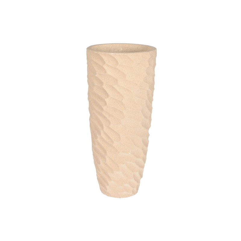 Planter Home ESPRIT Beige Fibreglass Scandinavian 40,5 x 40,5 x 91 cm