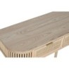 Console Home ESPRIT Yellow Golden Rattan Fir 100 x 40 x 76 cm