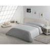 Duvet cover set Alexandra House Living White Grey Single 3 Pieces