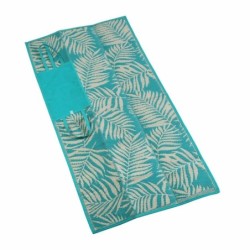 Carpet Versa Turquoise 90 x 1 x 180 cm Cotton polypropylene