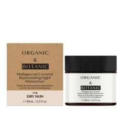 Anti-Ageing Night Cream Organic & Botanic Madagascan Coconut (60 ml)