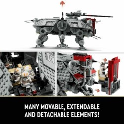 Playset   Lego Star Wars 75337 AT-TE Walker         1082 Pieces