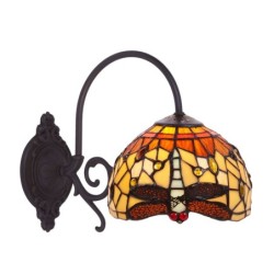 Wall Light Viro Belle Amber Amber Brass 60 W 20 x 26 x 33 cm