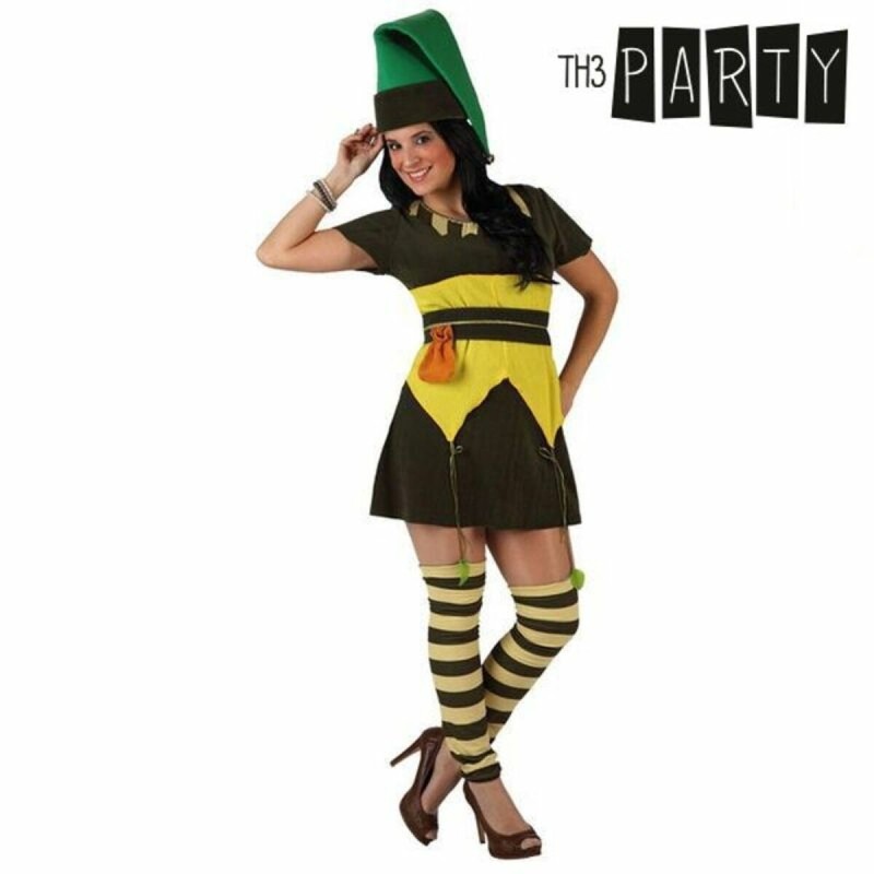 Costume for Adults Th3 Party Green Fantasy (4 Pieces)