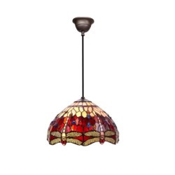 Ceiling Light Viro Red Iron 60 W 30 x 30 x 30 cm