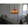 Ceiling Light Viro Belle Amber Amber Iron 60 W 30 x 125 x 30 cm