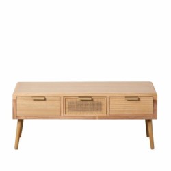 TV furniture HONEY Natural Paolownia wood MDF Wood 110 x 50 x 45 cm