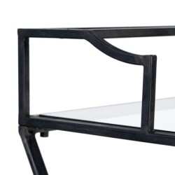 Desk Metal Crystal Iron 95 x 42 x 88 cm