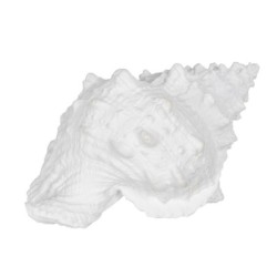 Decorative Figure White Snail 21 x 14 x 12 cm