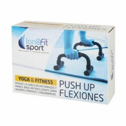 Support for Press-ups LongFit Sport Blue Black (3 Units)