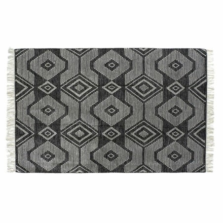 Carpet DKD Home Decor White Black Cotton (200 x 290 x 1 cm)