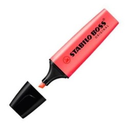 Fluorescent Marker Stabilo Boss Red 10 Pieces