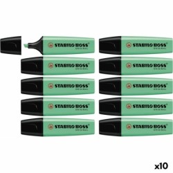 Fluorescent Marker Stabilo Boss Turquoise 10 Pieces