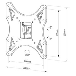 TV Mount TM Electron 26"-40" 25 kg