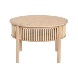 Centre Table Home ESPRIT Natural Fir wood 75 x 75 x 49 cm