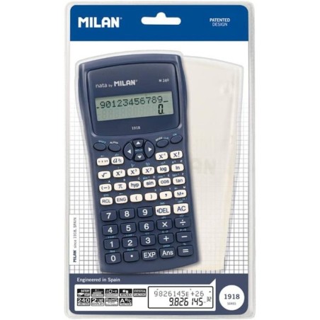 Scientific Calculator Milan M240-1918 Blue 16,7 x 8,4 x 1,9 cm