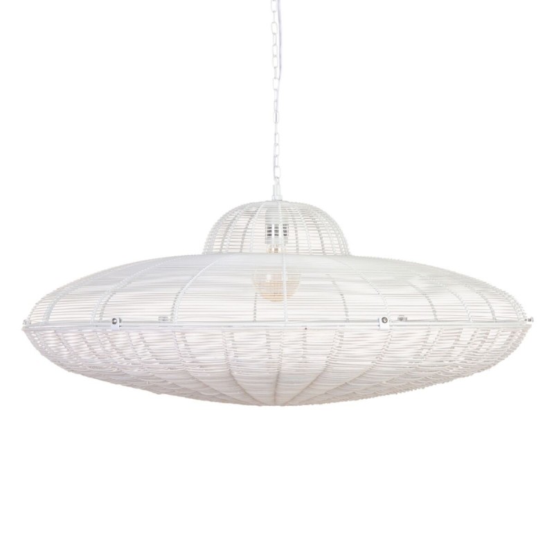 Ceiling Light Metal White 80 x 80 cm