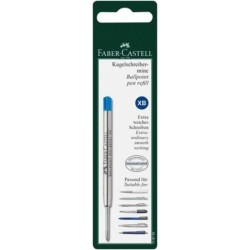 Replacements Faber-Castell Pen 0,6 mm Blue (5 Units)