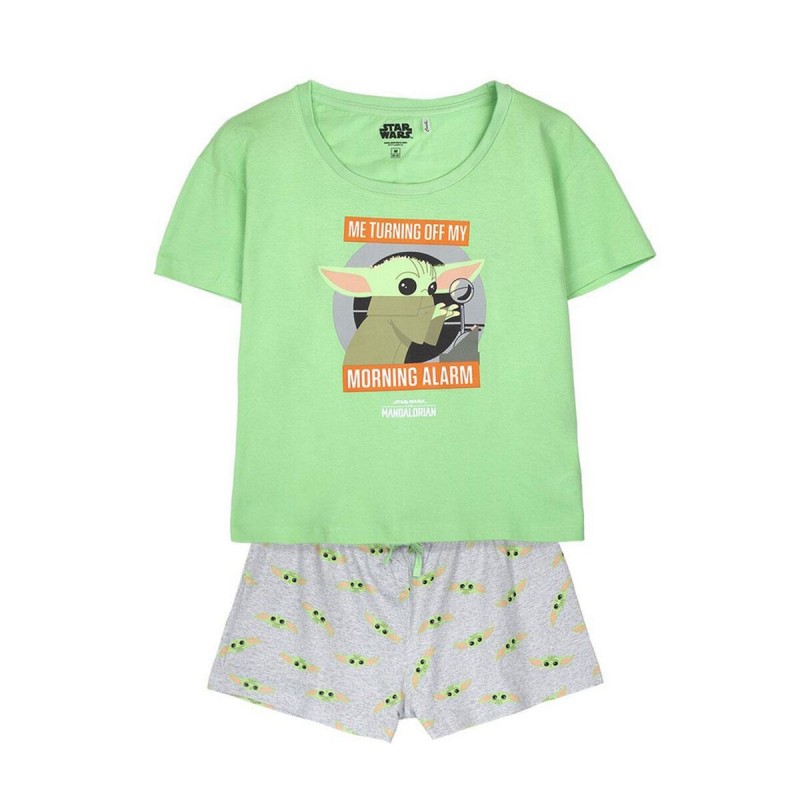 Summer Pyjama The Mandalorian Green Light Green Lady