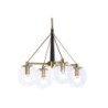 Ceiling Light DKD Home Decor 50 x 50 x 144 cm Crystal Golden Metal 50 W