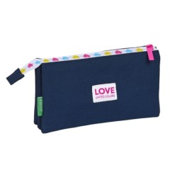 Triple Carry-all Benetton Love 22 x 3 x 12 cm