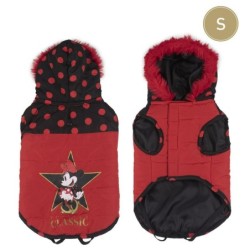 Dog Coat Minnie Mouse Black Red S