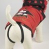 Dog Coat Minnie Mouse Black Red S