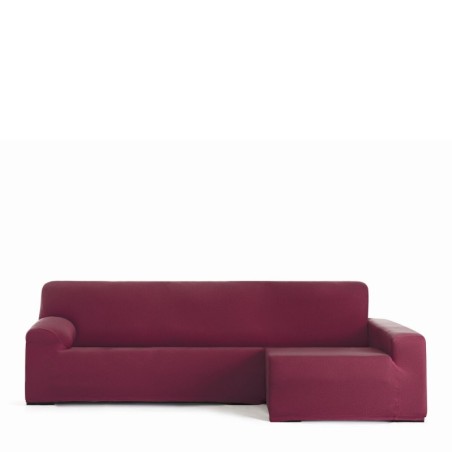 Right long arm chaise longue cover Eysa BRONX Burgundy 170 x 110 x 310 cm