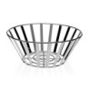 Fruit Bowl Versa Chromed Steel (25 x 10 x 25 cm)