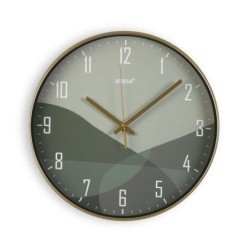 Wall Clock Versa Oscuro Plastic (4,3 x 30,5 x 30,5 cm)