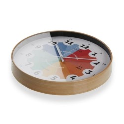 Wall Clock Versa Crystal Plastic 4 x 30 x 30 cm