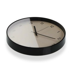 Wall Clock Versa Beige Crystal Plastic 4 x 30 x 30 cm