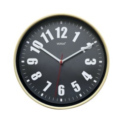 Wall Clock Versa Grey Plastic 4 x 30 x 30 cm