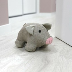 Door stop Versa Textile 18 x 15 x 24 cm Pig