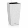 Plant pot Lechuza 40 x 40 x 75 cm White Black polypropylene