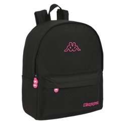 Laptop Backpack Kappa  kappa  Black (31 x 40 x 16 cm)