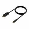 HDMI Cable Aisens A109-0623 Black 80 cm