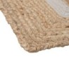 Carpet Natural White Jute 230 x 160 cm