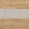 Carpet Natural White Jute 230 x 160 cm