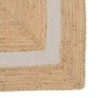 Carpet Natural White Jute 230 x 160 cm