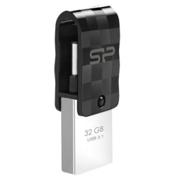 USB stick Silicon Power Mobile C31 Black/Silver 32 GB