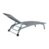 Sun-lounger DKD Home Decor PVC Aluminium (187,5 x 64 x 97 cm)