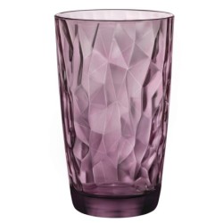 Glass Bormioli Rocco Diamond Purple Glass (470 ml) (6 Units)