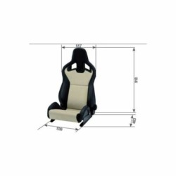 Seat Recaro RC414001575 Black Pilot