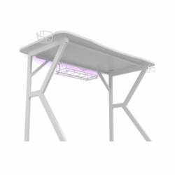 Desk Gaming Genesis Holm 320 RGB White MDF Wood