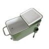 Portable Fridge DKD Home Decor 74 x 43 x 80 cm Steel Green polypropylene 56 L