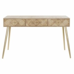 Console DKD Home Decor Metal Pinewood (132 x 41 x 78 cm)