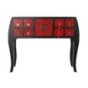 Console DKD Home Decor 98,5 x 27 x 80 cm Fir Black MDF Wood